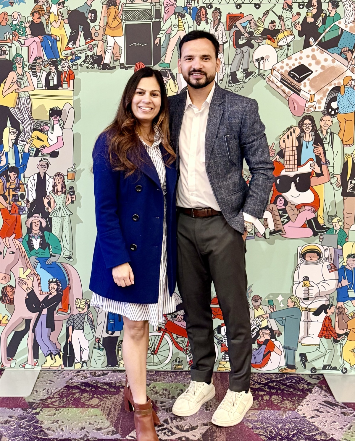 Basanta Khanal and Anita Khanal at SXSW
